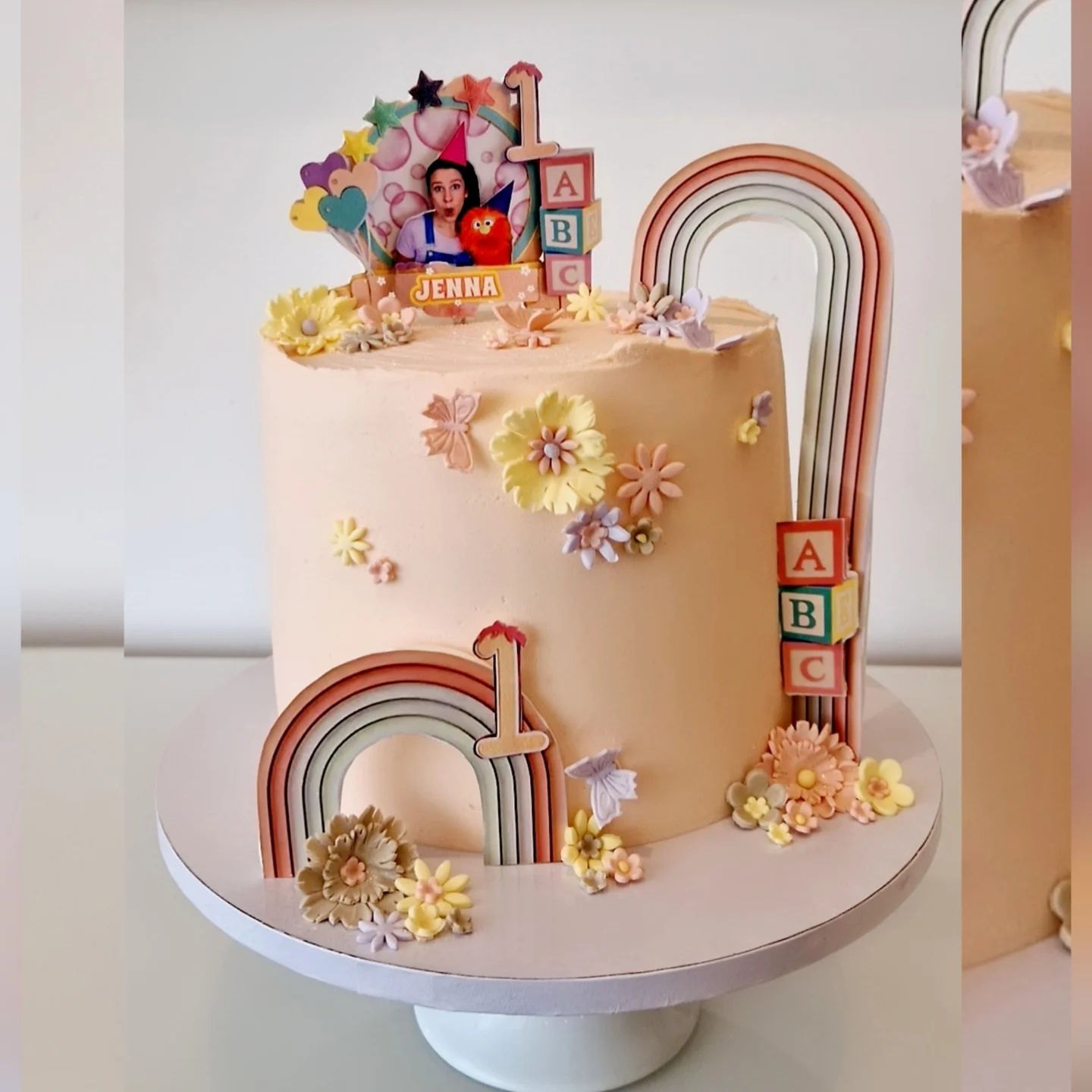 Rainbow first birthday
