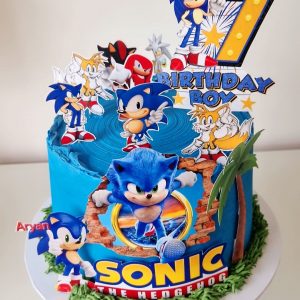 Sonic Speedster Cake