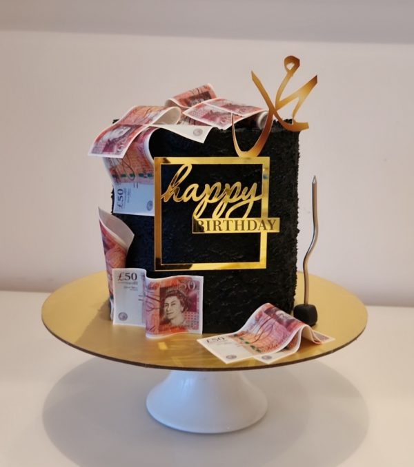 Money Birthday Cake